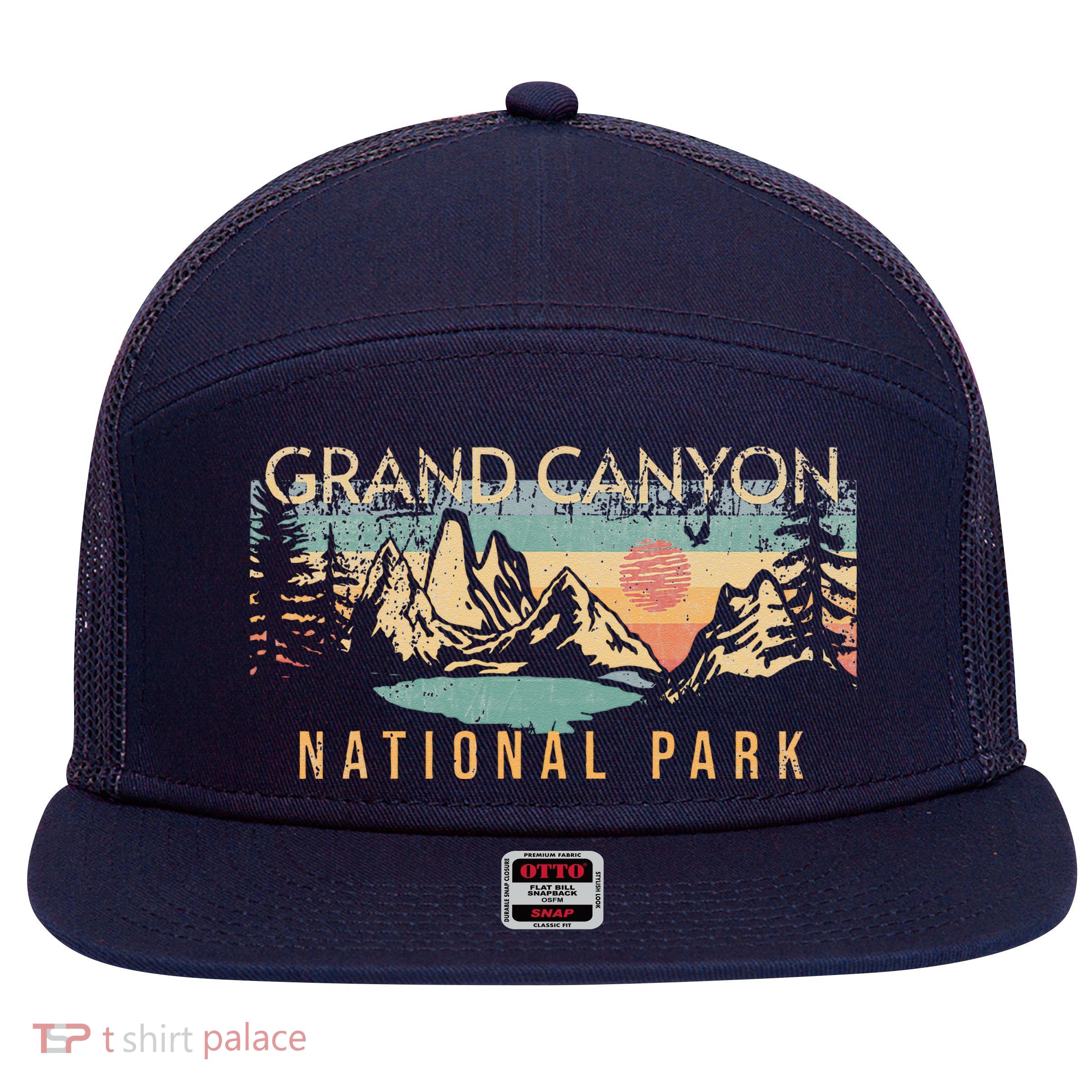 Grand Canyon National Park 7 Panel Mesh Trucker Snapback Hat