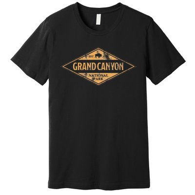 Grand Canyon National Park Bison Graphic Hiking Premium T-Shirt