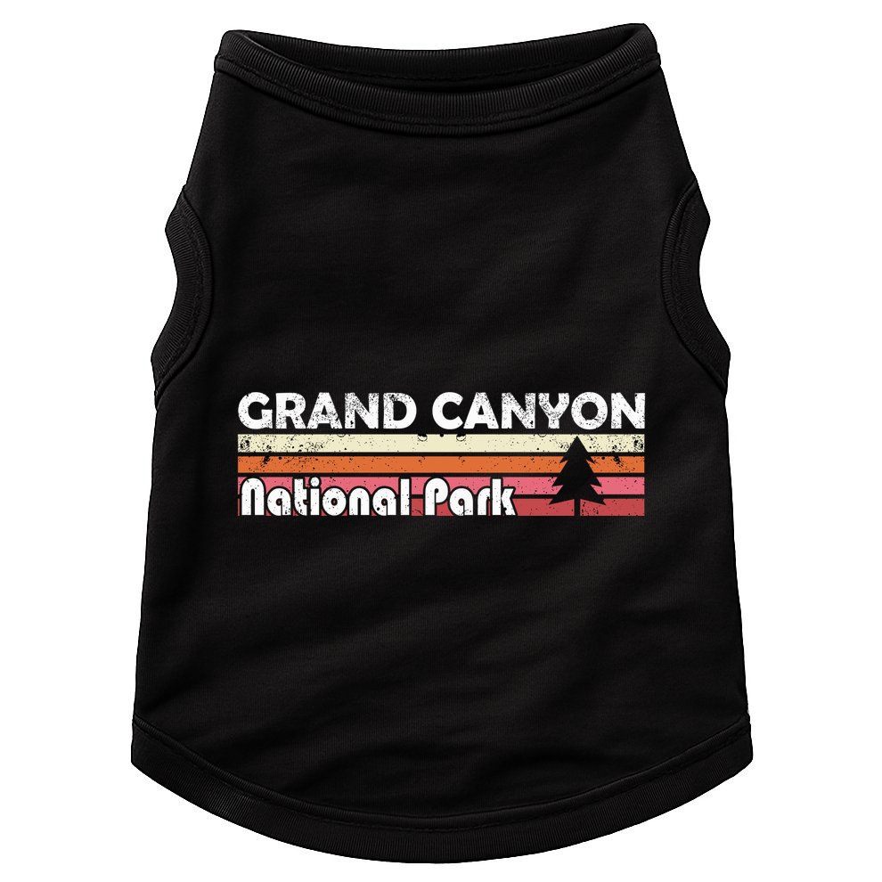 Grand Canyon National Park Retro Style Vintage 70s 80s 90s Gift Doggie Tank