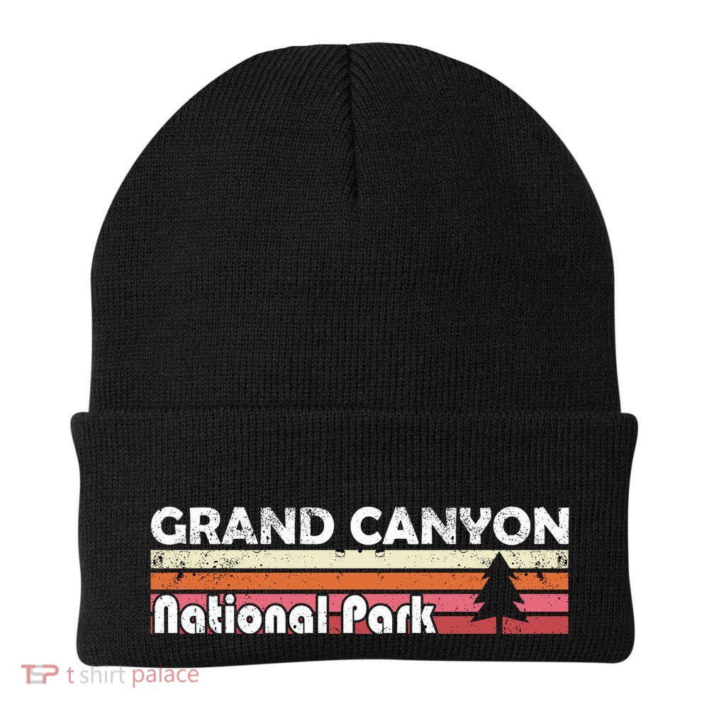 Grand Canyon National Park Retro Style Vintage 70s 80s 90s Gift Beanie