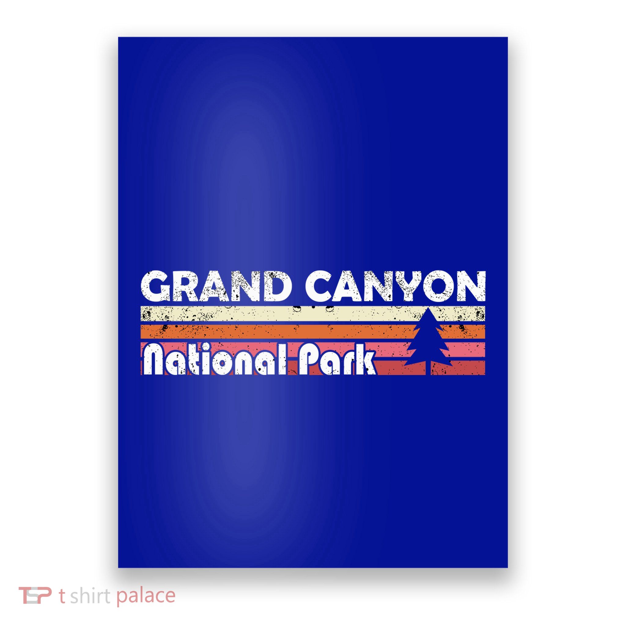 Grand Canyon National Park Retro Style Vintage 70s 80s 90s Gift Poster