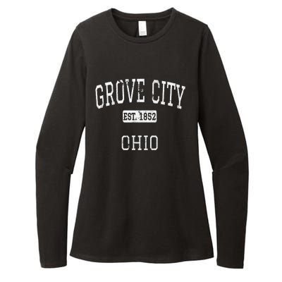 Grove City Ohio Oh Vintage Womens CVC Long Sleeve Shirt