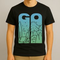Go Camping original design for camp and wilderness campers T-Shirt