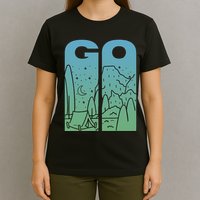 Go Camping original design for camp and wilderness campers T-Shirt