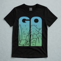 Go Camping original design for camp and wilderness campers T-Shirt