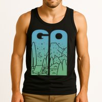 Go Camping original design for camp and wilderness campers Tank Top