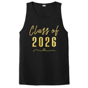 Gold Class Of 2026 Student Gift High School College PosiCharge Competitor Tank