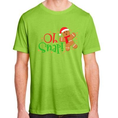 Gingerbread Christmas Oh Snap! Baking Baker Holiday Meaningful Gift Adult ChromaSoft Performance T-Shirt