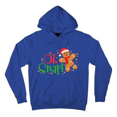 Gingerbread Christmas Oh Snap! Baking Baker Holiday Meaningful Gift Hoodie