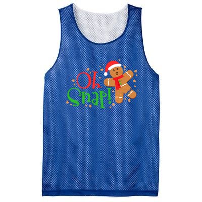 Gingerbread Christmas Oh Snap! Baking Baker Holiday Meaningful Gift Mesh Reversible Basketball Jersey Tank