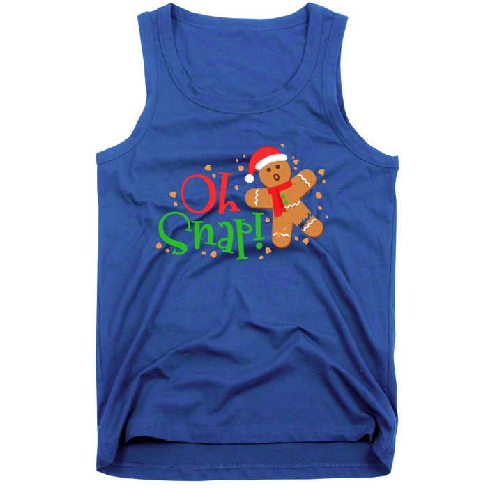 Gingerbread Christmas Oh Snap! Baking Baker Holiday Meaningful Gift Tank Top