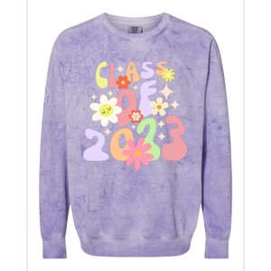 Groovy Class Of 2026 Colorblast Crewneck Sweatshirt