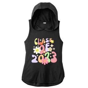 Groovy Class Of 2026 Ladies PosiCharge Tri-Blend Wicking Draft Hoodie Tank