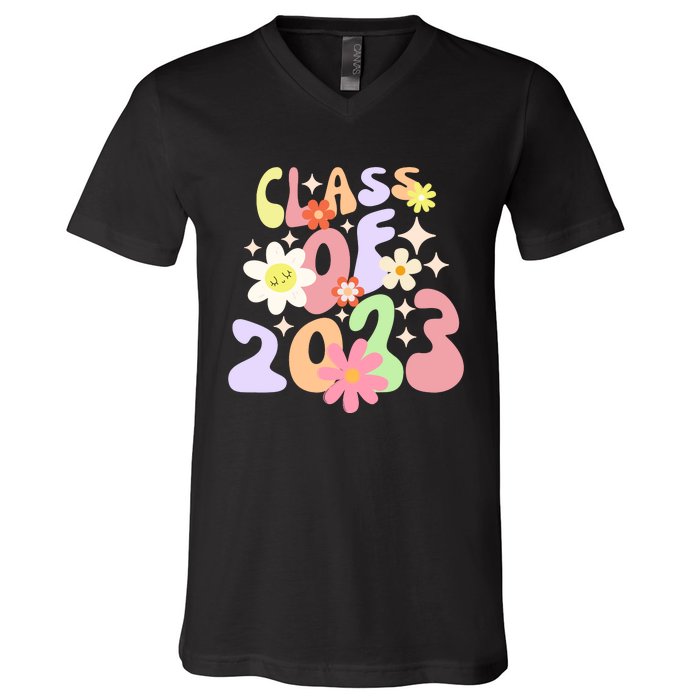 Groovy Class Of 2026 V-Neck T-Shirt