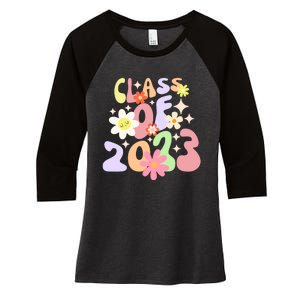 Groovy Class Of 2026 Women's Tri-Blend 3/4-Sleeve Raglan Shirt