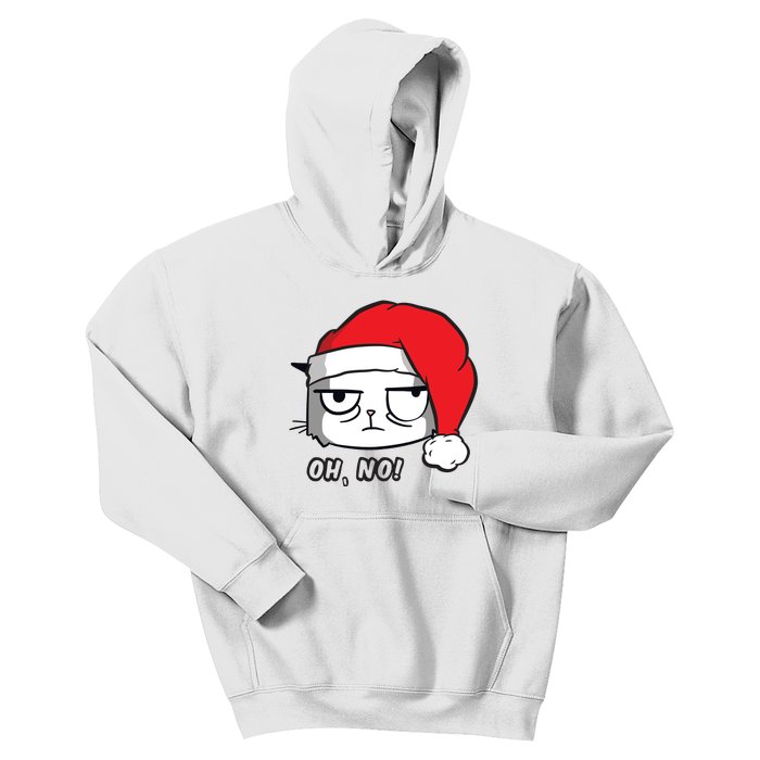 Grumpy Cat Oh No Christmas Kids Hoodie