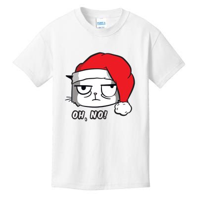 Grumpy Cat Oh No Christmas Kids T-Shirt