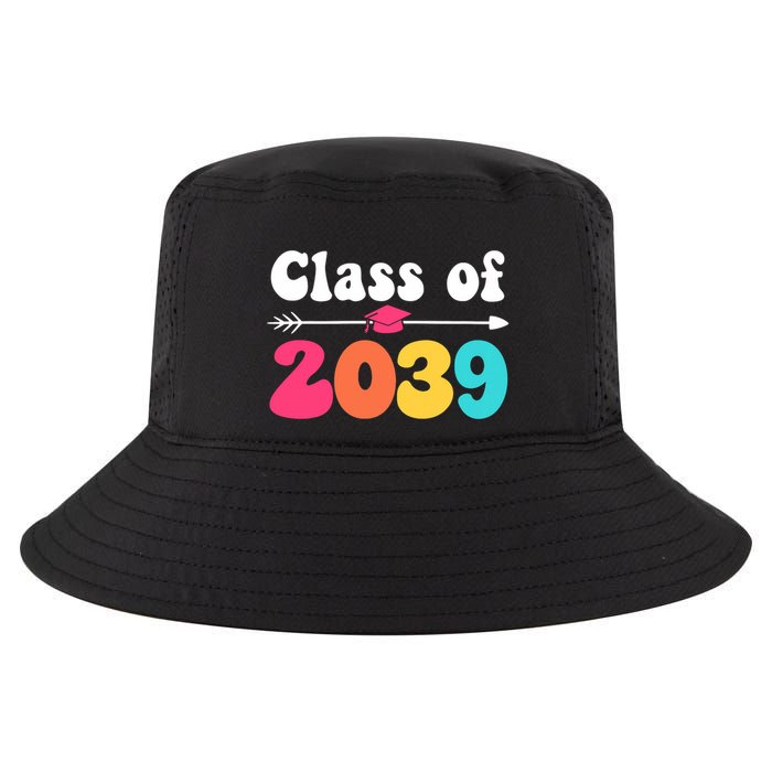 Groovy Class Of 2039 Graduation Senior 2039 Cool Comfort Performance Bucket Hat