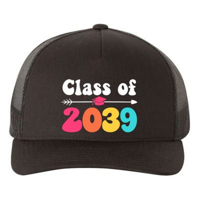Groovy Class Of 2039 Graduation Senior 2039 Yupoong Adult 5-Panel Trucker Hat