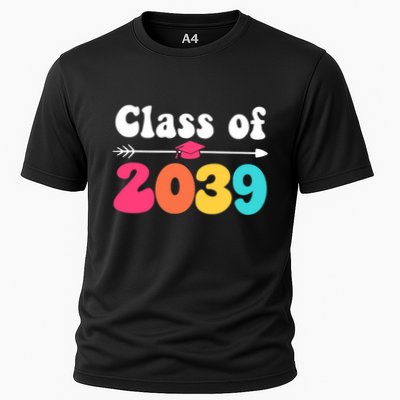 Groovy Class Of 2039 Graduation Senior 2039 Performance Shirt