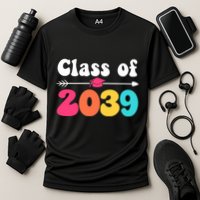 Groovy Class Of 2039 Graduation Senior 2039 Performance Shirt