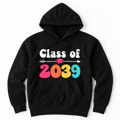 Groovy Class Of 2039 Graduation Senior 2039 Hoodie