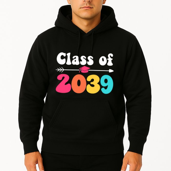 Groovy Class Of 2039 Graduation Senior 2039 Hoodie