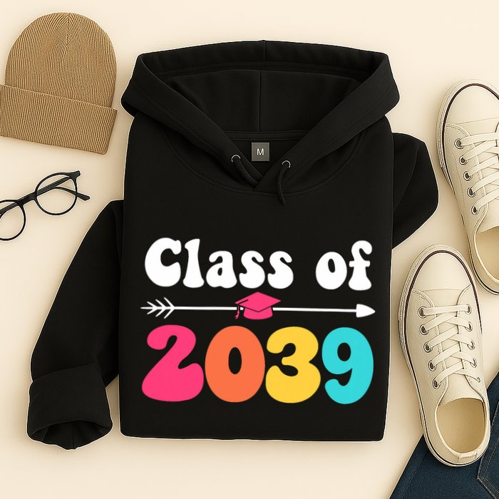 Groovy Class Of 2039 Graduation Senior 2039 Hoodie