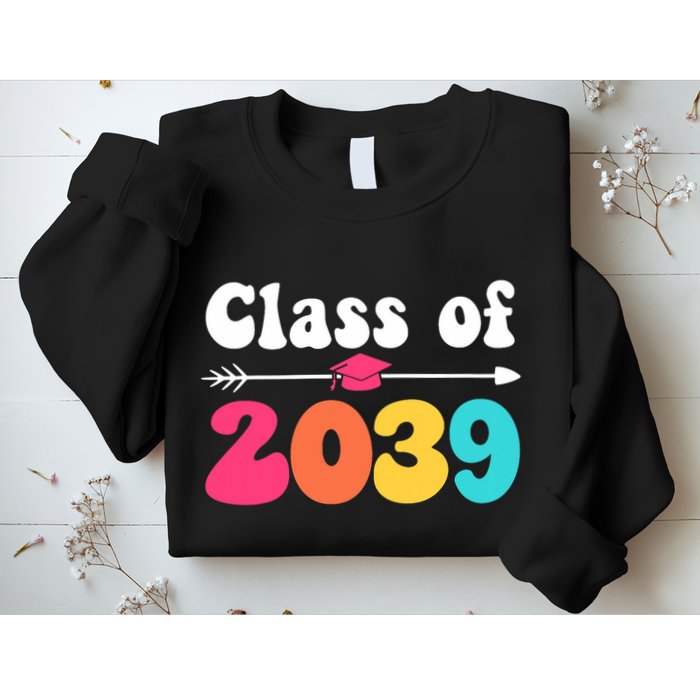 Groovy Class Of 2039 Graduation Senior 2039 Sweatshirt