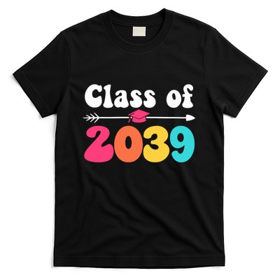 Groovy Class Of 2039 Graduation Senior 2039 T-Shirt
