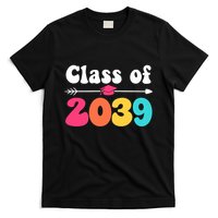Groovy Class Of 2039 Graduation Senior 2039 T-Shirt