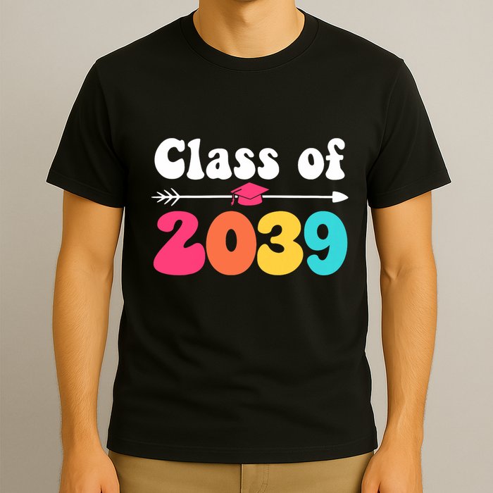 Groovy Class Of 2039 Graduation Senior 2039 T-Shirt