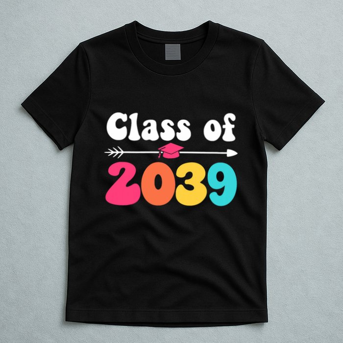 Groovy Class Of 2039 Graduation Senior 2039 T-Shirt