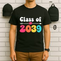 Groovy Class Of 2039 Graduation Senior 2039 T-Shirt