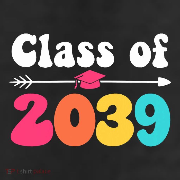 Groovy Class Of 2039 Graduation Senior 2039 Adult Drive Performance Visor