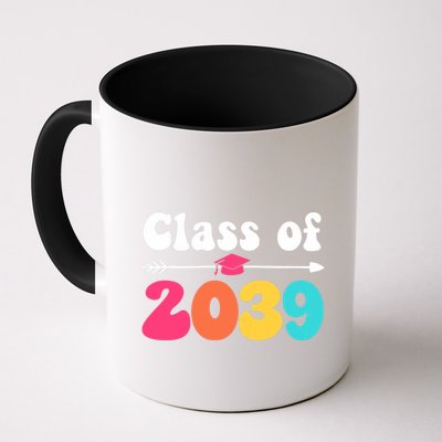 Groovy Class Of 2039 Graduation Senior 2039 Mug