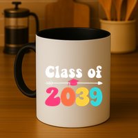 Groovy Class Of 2039 Graduation Senior 2039 Mug