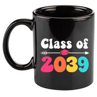 Groovy Class Of 2039 Graduation Senior 2039 11oz C Handle Ceramic Mug