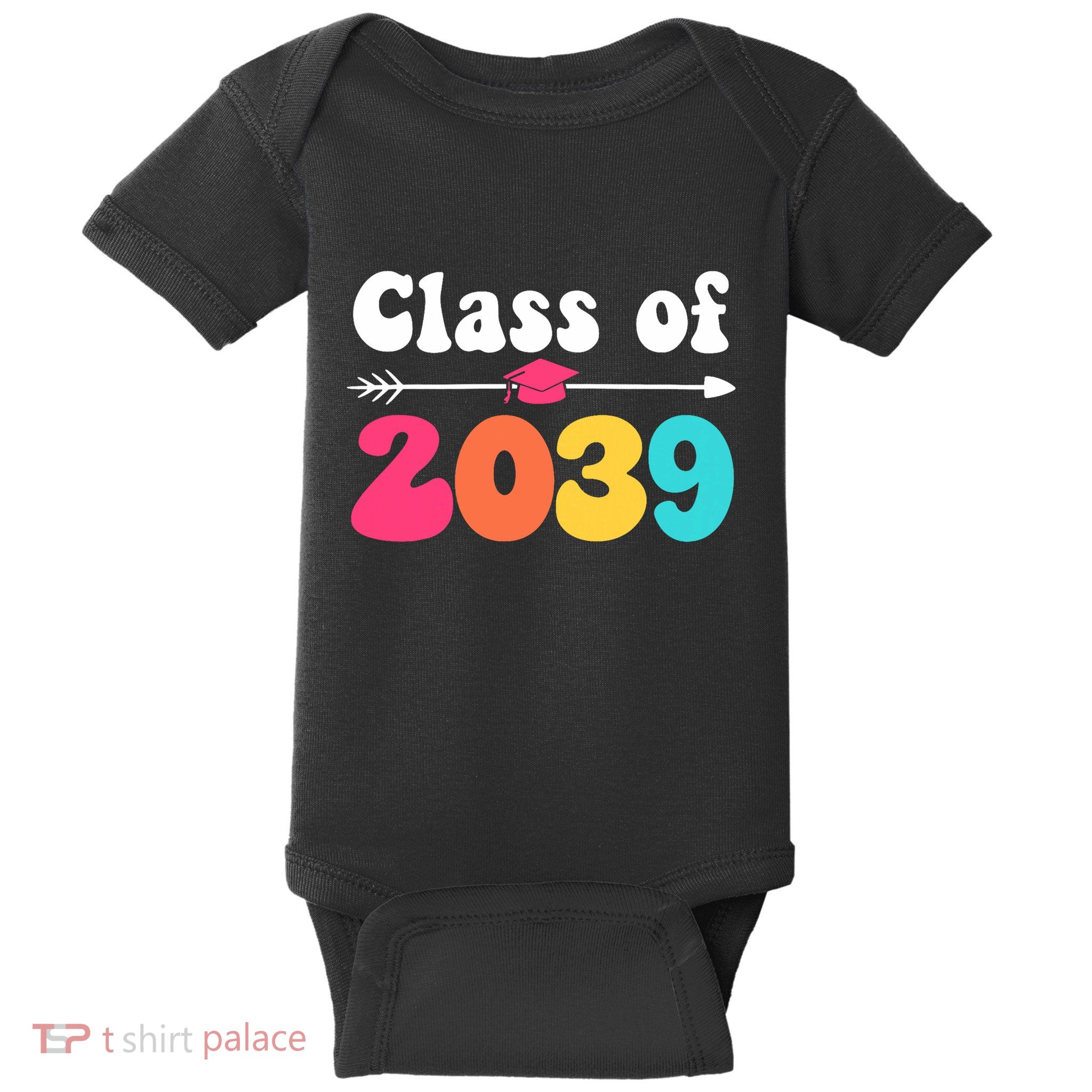 Groovy Class Of 2039 Graduation Senior 2039 Baby Bodysuit