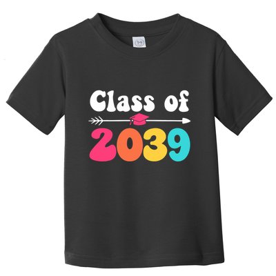 Groovy Class Of 2039 Graduation Senior 2039 Toddler T-Shirt
