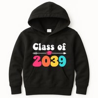 Groovy Class Of 2039 Graduation Senior 2039 Kids Hoodie