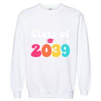 Groovy Class Of 2039 Graduation Senior 2039 Garment-Dyed Sweatshirt