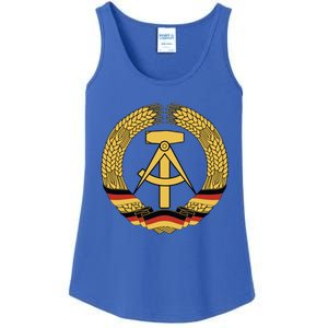 Gdr Coat Of Arms Ger Democratic Republic Flag East Cute Gift Ladies Essential Tank