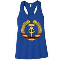 Gdr Coat Of Arms Ger Democratic Republic Flag East Cute Gift Women's Racerback Tank