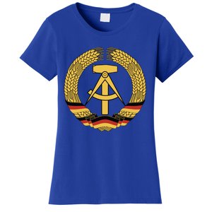 Gdr Coat Of Arms Ger Democratic Republic Flag East Cute Gift Women's T-Shirt