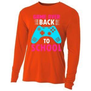 Game Championship Over Back To School Eat Sleep Cool Gift Cooling Performance Long Sleeve Crew