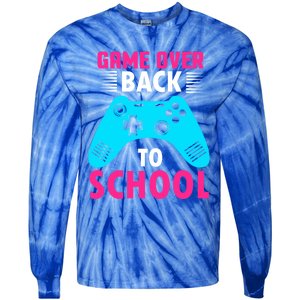 Game Championship Over Back To School Eat Sleep Cool Gift Tie-Dye Long Sleeve Shirt