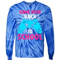 Game Championship Over Back To School Eat Sleep Cool Gift Tie-Dye Long Sleeve Shirt