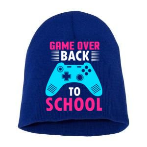 Game Championship Over Back To School Eat Sleep Cool Gift Short Acrylic Beanie