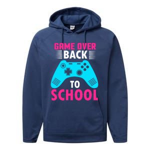 Game Championship Over Back To School Eat Sleep Cool Gift Performance Fleece Hoodie